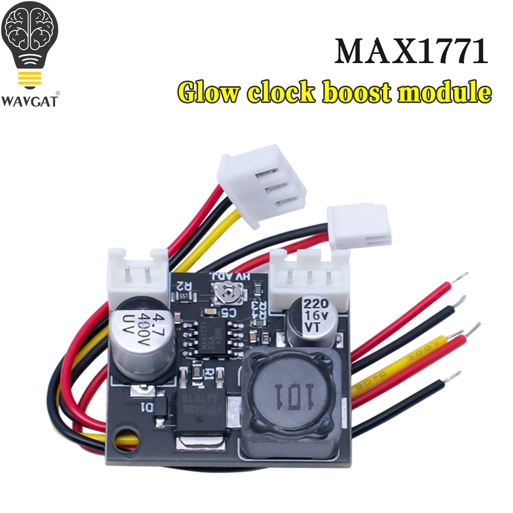 DC5V-12V to 170V 150V-220V Glow tube High Voltage Boost DC Power Module F/ Nixie Tube Glow Magic Eye MAX1771 With off function