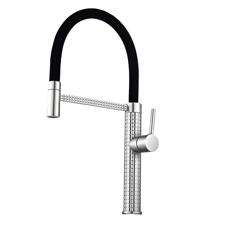 YYHC-Newest Design European Kitchen Faucet Chrome Plated  Universal Rotation Design Light Luxury Kitchen Faucet