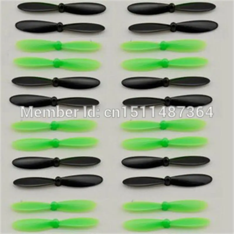 24pcs Hubsan H107C X4 H107 H107L H107C H107D Propeller Rotor Set RC Quadcopter Parts