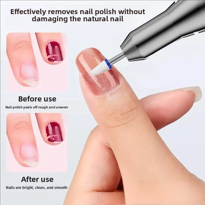 Electric Callus Remover Nail Drill 5 Speed 20000RPM Rechargeable for Manicure Pedicure Salon
