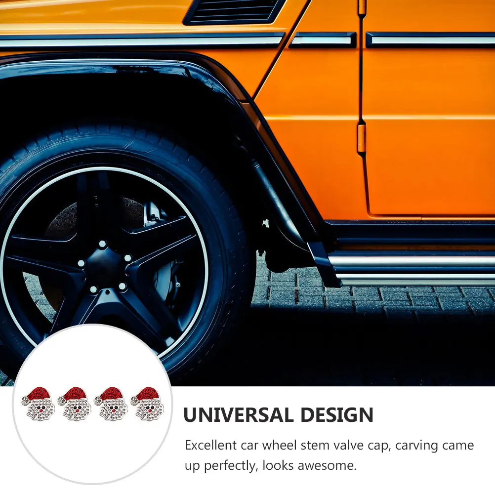 

4Pcs Christmas Decoration Buttons Diamond Inlaid Copper Rhinestone Handmade Jewelry Accessories DIY Pendants Craft Supplies