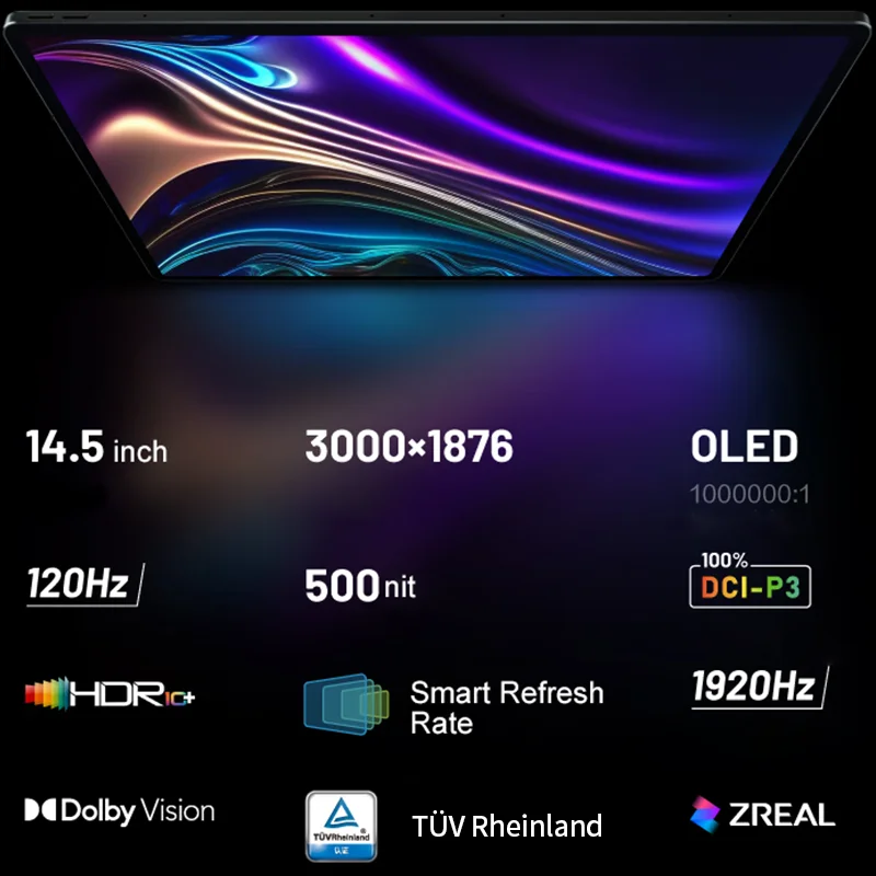 تابلت لينوفو ليجيون Y900 أندرويد 13 ، 14.5 "، 12GB ، 256GB ، 3K شاشة OLED ، الكمبيوتر ، 120Hz ، ارتفاع معدل التحديث ، بطارية 12300 mAh