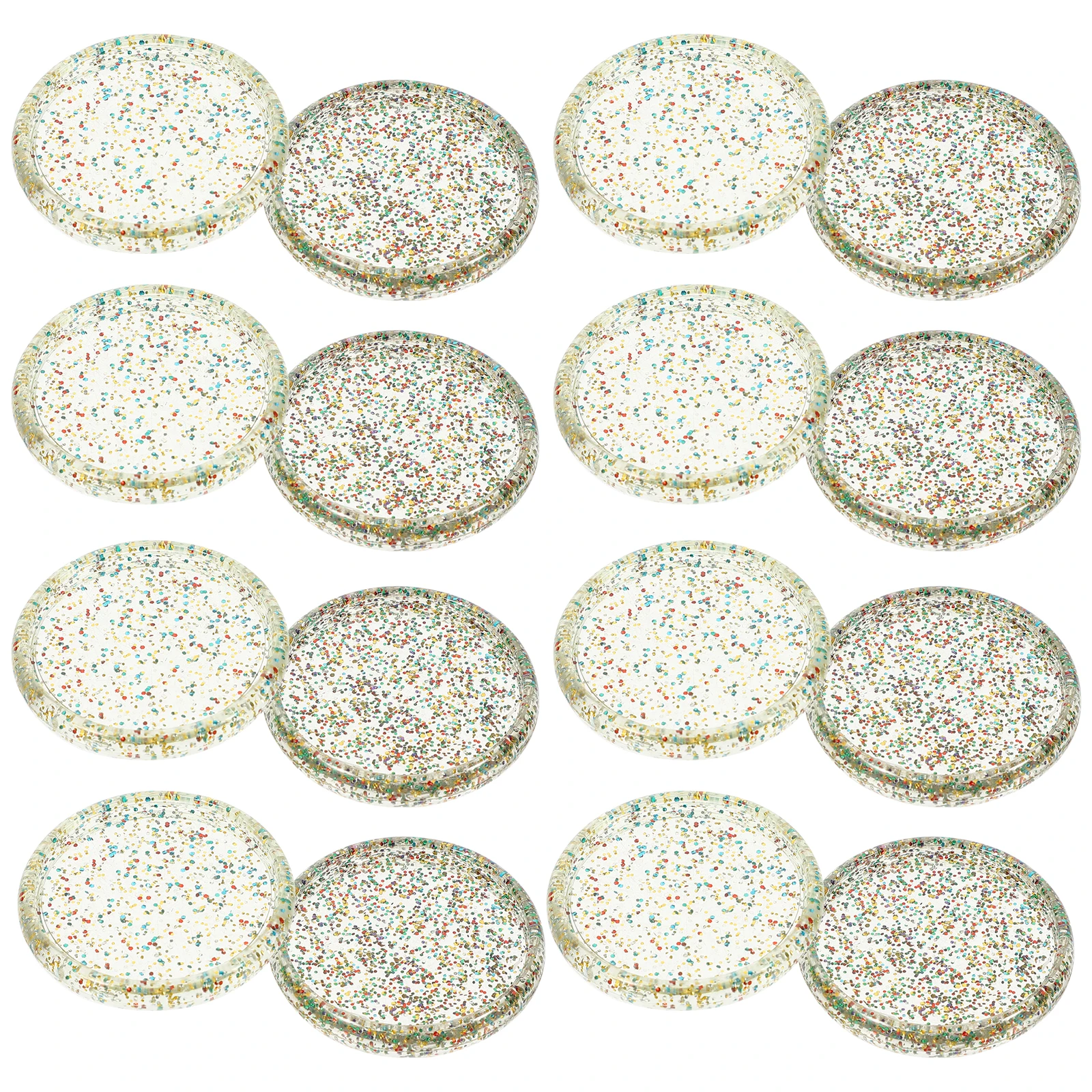 30Pcs Loose Leaf Binder Discs Plastic Planner Discs Notebook Binding Buckles Decorative Planner Supplies Office School