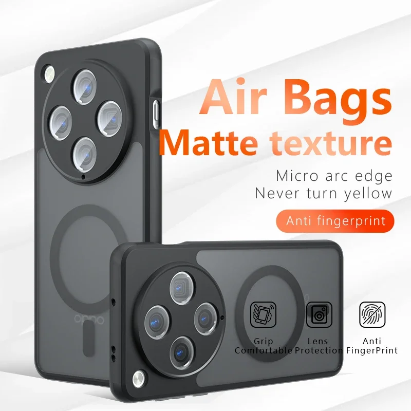 Für Realme 16 15 14 14x 14T 13 12 12X Pro Lite Plus 5G Matte Magnetische TPU-Hülle Nicht Vergilbende Schutzhülle