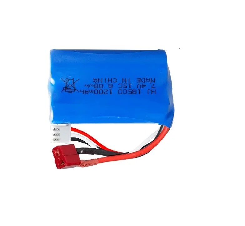 7.4 V 1200 mAH 18500 toy battery7.4V 1100mAH 15C Lipo Battery For Remote control helicopters cars boats trains toy accessory 7.4