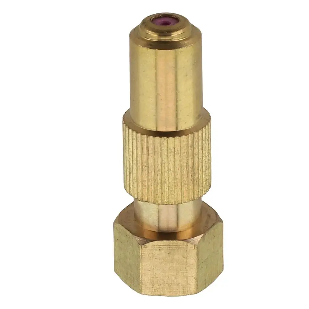 1Pcs 0.8/1.0/1.2/1.5/1.8mm Hole Agricultural Spray Nozzle High Pressure Adjustable Brass Nozzle Copper Pottery Household