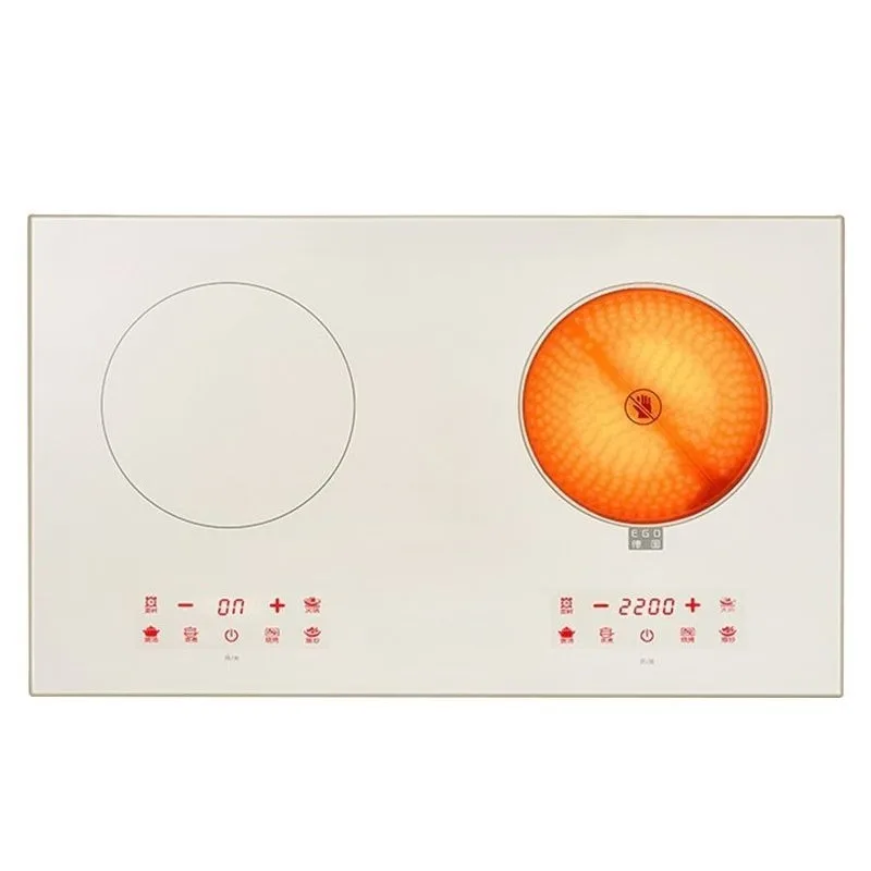 

Induction cooker Double stove Household embedded electric ceramic stove Concave embedded double-head stove Electric cooker