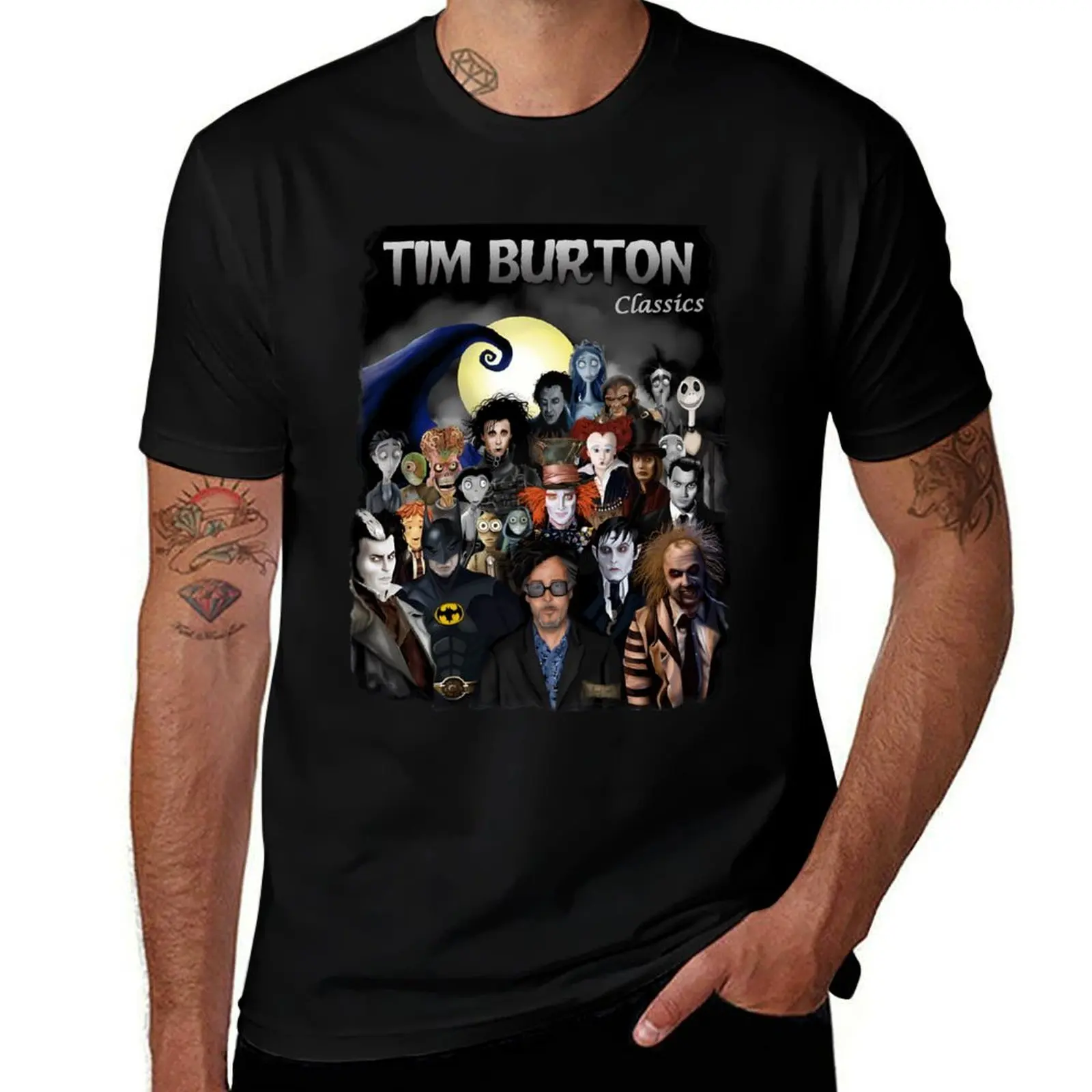

Tim Burton s T-Shirt vintage vintage clothes graphic t shirt vintage mens t shirts casual stylish