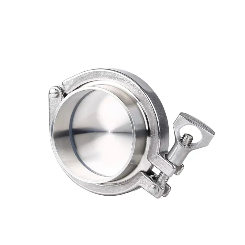 

NEW Union 19mm-168mm Pipe O/D Sanitary Weld Ferrule + End Cap + Tri Clamp + Silicon Gasket 304 Stainless Steel For Homebrew