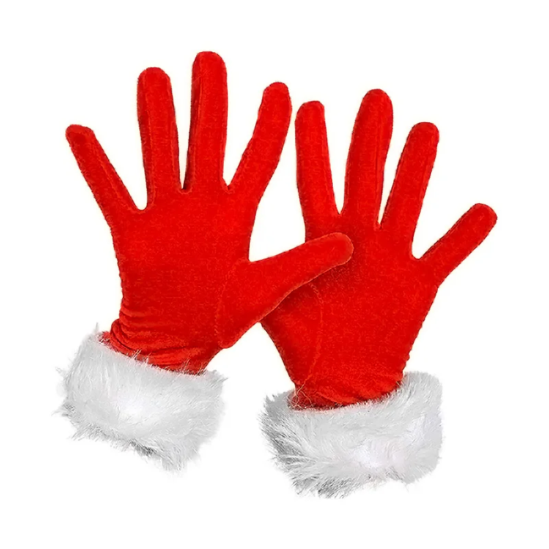 Paire De Gants Monstre Vert Pour Noël – Fourrure Longue, Taille Adulte/ado, Pour Déguisement, Cosplay, Fêtes