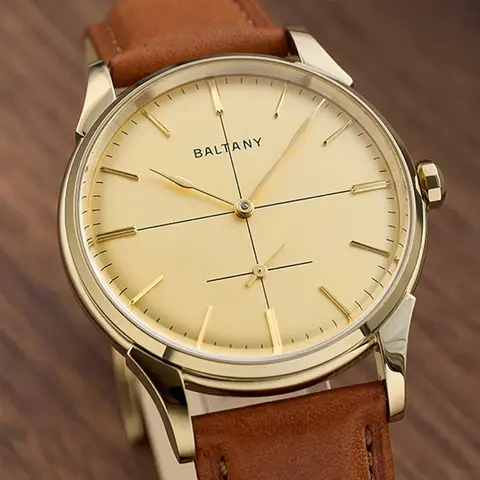 Baltany Crosshair 다이얼 스몰 세컨드 S4092 레트로 시계 ST1701 남성용 자동식 무브먼트 방수 기계식 드레스 시계