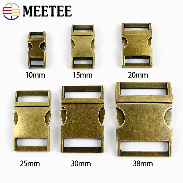 Meetee 2/5Pcs 10-38mm Metal Quick Release Buckle Backpack Strap Adjust Clip Clasp Dog Collar Safety Belt Hook Hardware Accessory 3 Meetee 2/5Pcs 10-38mm Metal Quick Release Buckle Backpack Strap Adjust Clip Clasp Dog Collar Safety Belt Hook Hardware Accessory 3