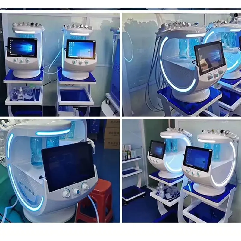 Hydro Dermabrasion Facial Beauty Machine für Tiefenreinigung Smart Ice Blue Multifunktions-Hautmanagementsystem