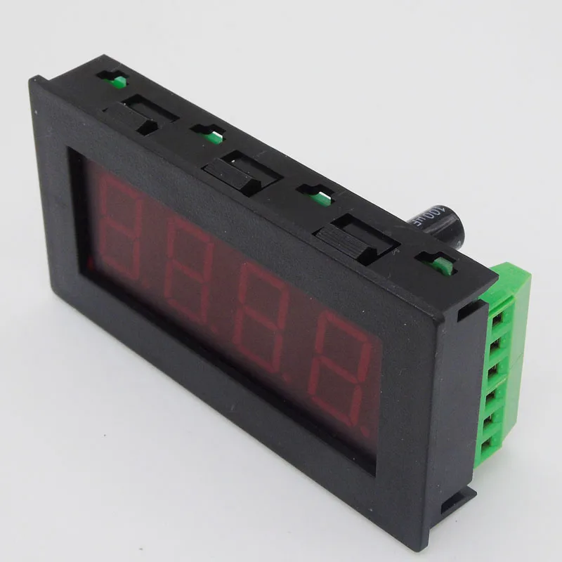 RS485 Serial Port Meter Four-digit 0.8-inch Digital Tube Display MODBUS-RTU Communication Meter Shell Module