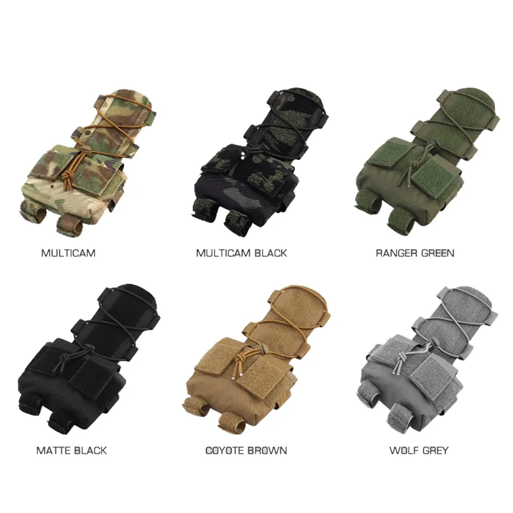 MK2 Tactical Helmet Battery Pouch Battery Storage Bag Hunting Helmet NVG Balance Weight Bag