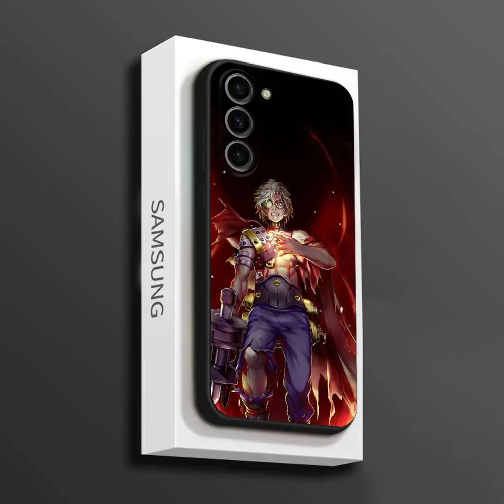 Custodia per telefono K-Kabaneri Iron Fortress per Samsung Galaxy A 73,72,51,53,52,71,22,5G,Nota,J7,8,9 Cover morbida nera