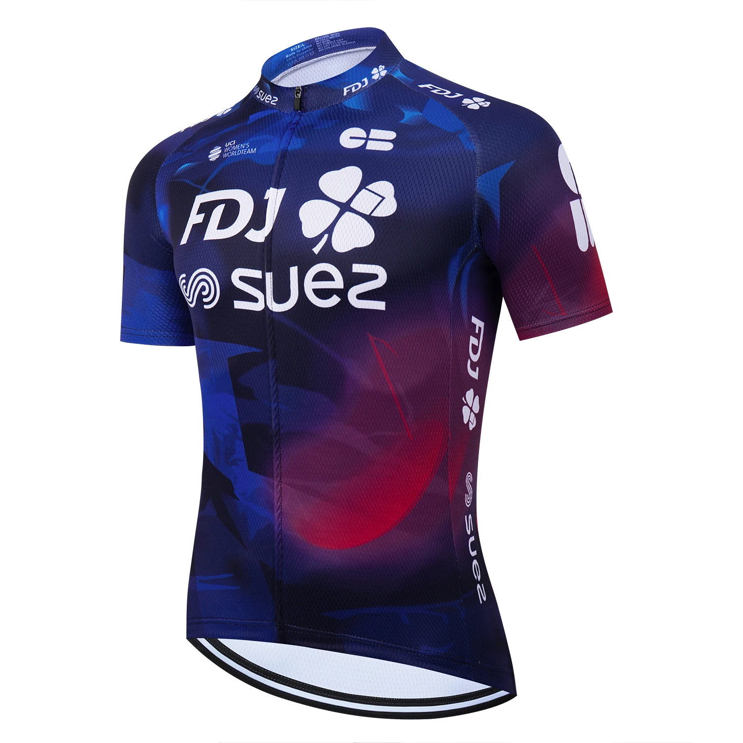 

Team Cycling Jersey FDJ Men 2025 Summer Quick Dry Short sleeve Jersey MTB Bike Sports Shirts Breathable Clothes Maillot Ciclismo