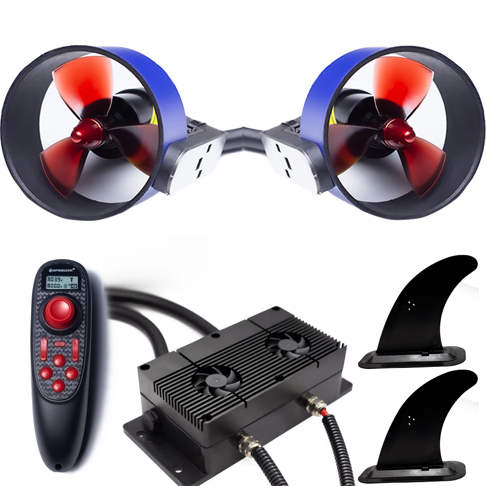 24-29V MAX 2000W CW CCW double-shot set U5 underwater propeller 14KG thrust fishing boat paddle board Fresh water only