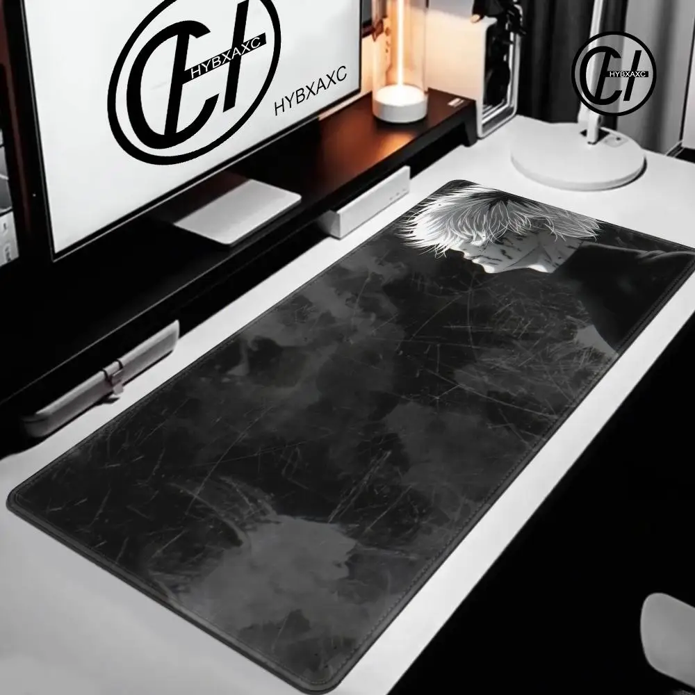 Anime Tokyo Ghoul Mousepad Kaneki Ken HD Printing Computer Gamer Locking Edge Non-slip Mouse Pad XXL90x40cm Keyboard PC Desk Pad