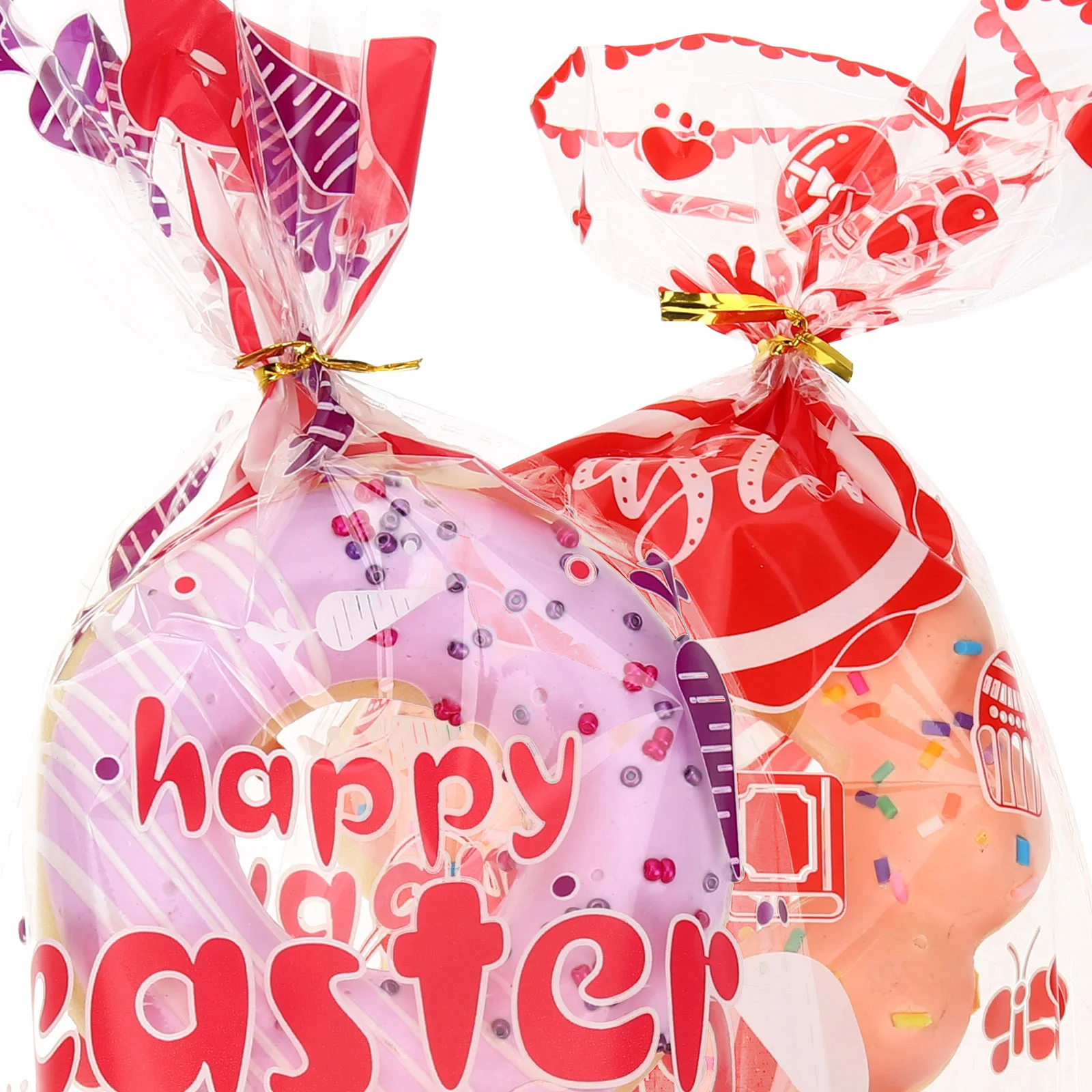 

800 pcs Gift Wrapping Candy Bread Treat Bags Festive Candy Bag Ties Treat Bags Ties Holiday Decorations Metal Rope