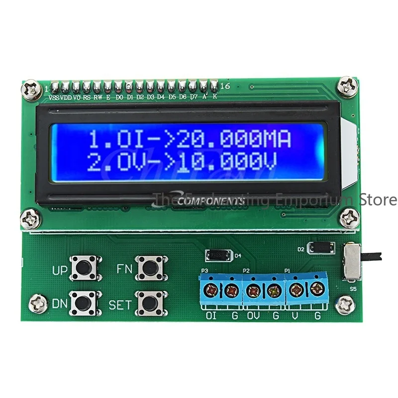 

TGC700 4-20mA 10V Voltage Current Signal Transmitter Generator With LCD 1602 Display