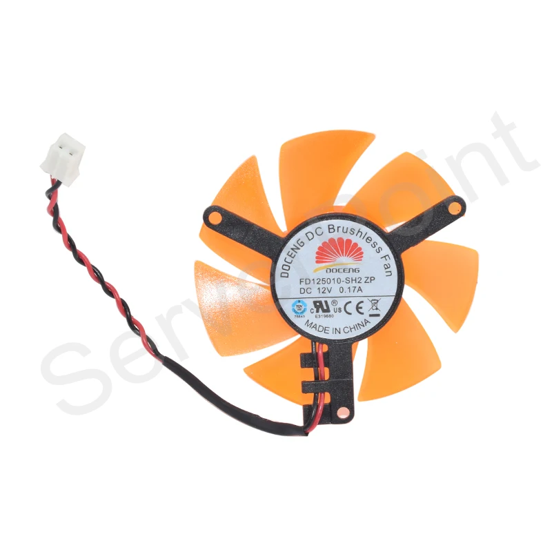 New FD125010-SH2 12V 0.17A  47mm 39mm Diameter Hole Pitch Cooler Fan For GT220 GTS210 heatsink cooling aluminum graphics card