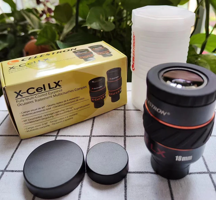 Celestron X-Cel LX 18mm Wide Angle Eyepiece 60 Degree HD Fully Coated Telescope Lens Accessory for 1.25 Inch view 5