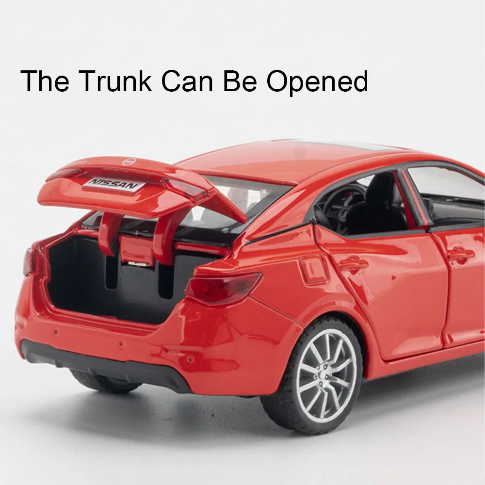 1:32 Scale SYLPHY GTR50 Toy Car Model Alloy Diecast Pull Back Sound Light Models Adult Toys Collection Vehicles Holiday Gifts