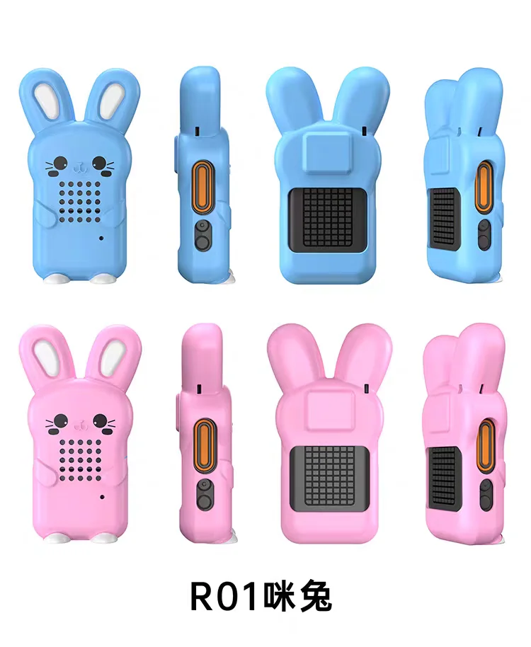 Walkie Talkie Portable Mini UHF long range two way radio communication radio analog drop-proof camping children hotel