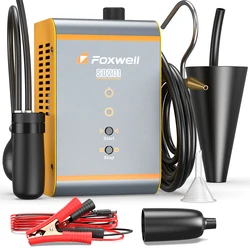 FOXWELL 자동차 연기 누출 EVAP 연기 누출 테스터 기계, 진공 연료 파이프 오일 누출 감지기, 자동 진단 도구, SD201, 12V