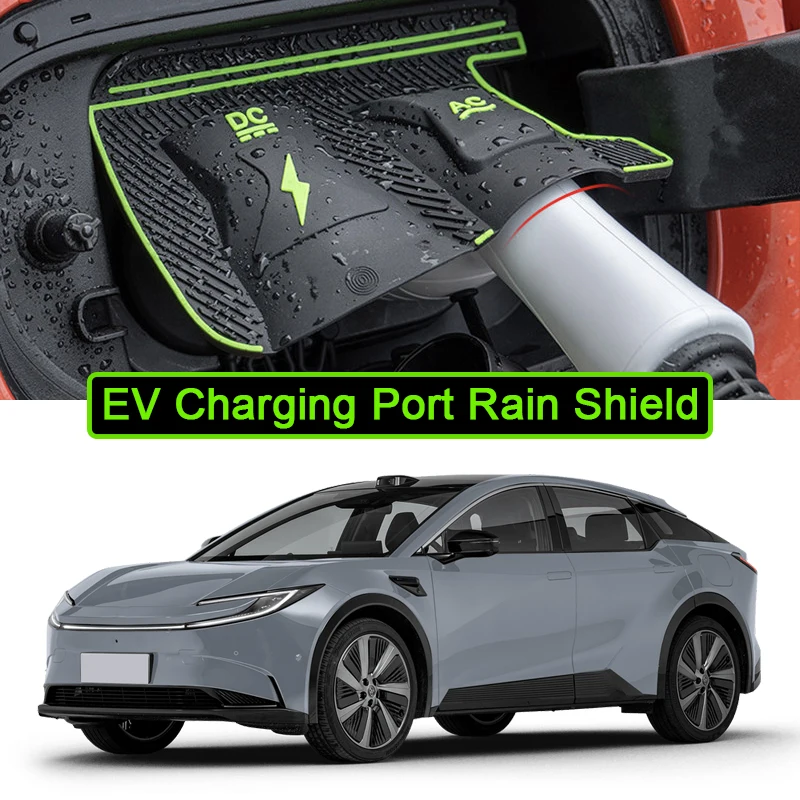 

For Toyota BZ3 BZ5 BZ3X 2022-Present New Energy Car Rain Shield Sticker EV Charging Port Waterproof Protector Cover Accessories
