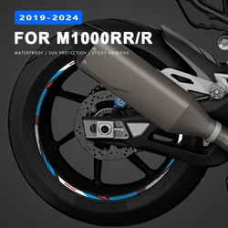 Motorcycle Wheel Sticker 17 Inch Rim Strip Tape for BMW M1000R M1000RR Accessories 2019-2024 2023 2022 Waterproof Wheel Decals
