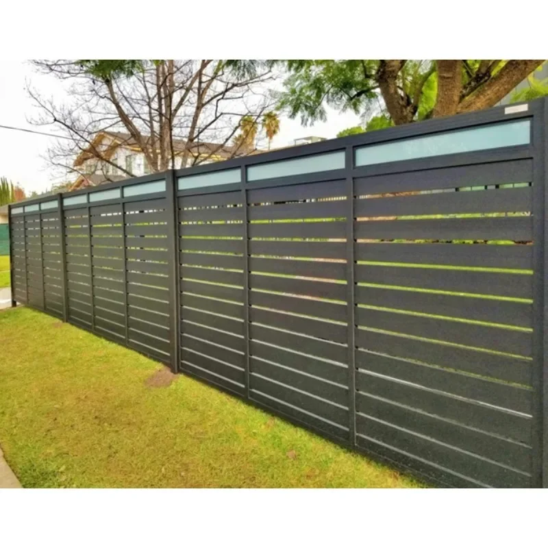 Customization Aluminum Fence Panels Black Garden Metal Screen Outdoor For Home