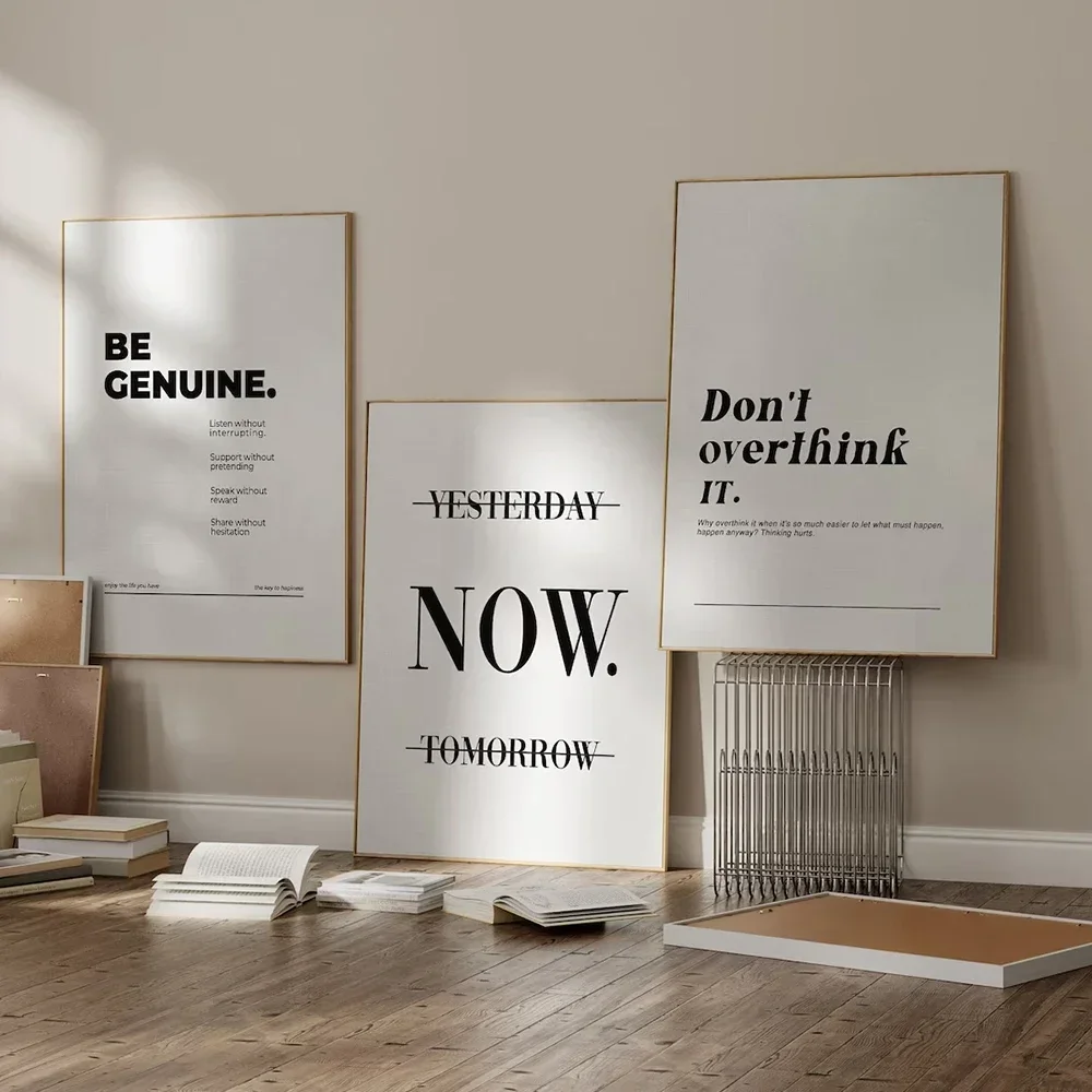 يقتبس التحفيز البسيط فن الحائط ، العمل الشاق ، الملهم ، اقتباسات التحفيز ، لوحة قماش ، ملصقات لغرفة المكتب ، ديكور المنزل #2