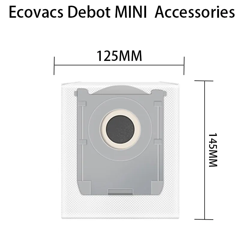 Ecovacs Deebot mini Robot Vacuum Accessories main brush cloth dust bag edge brush filter main brush cover image 4