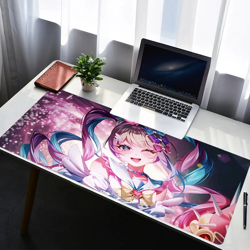 Mouse Pad Laptop Rubber Extended Desktop Mat Computer Gamer HD Mousepad PC N-NEEDY GIRL OVERDOSE Gaming Accessories Keyboard Pad