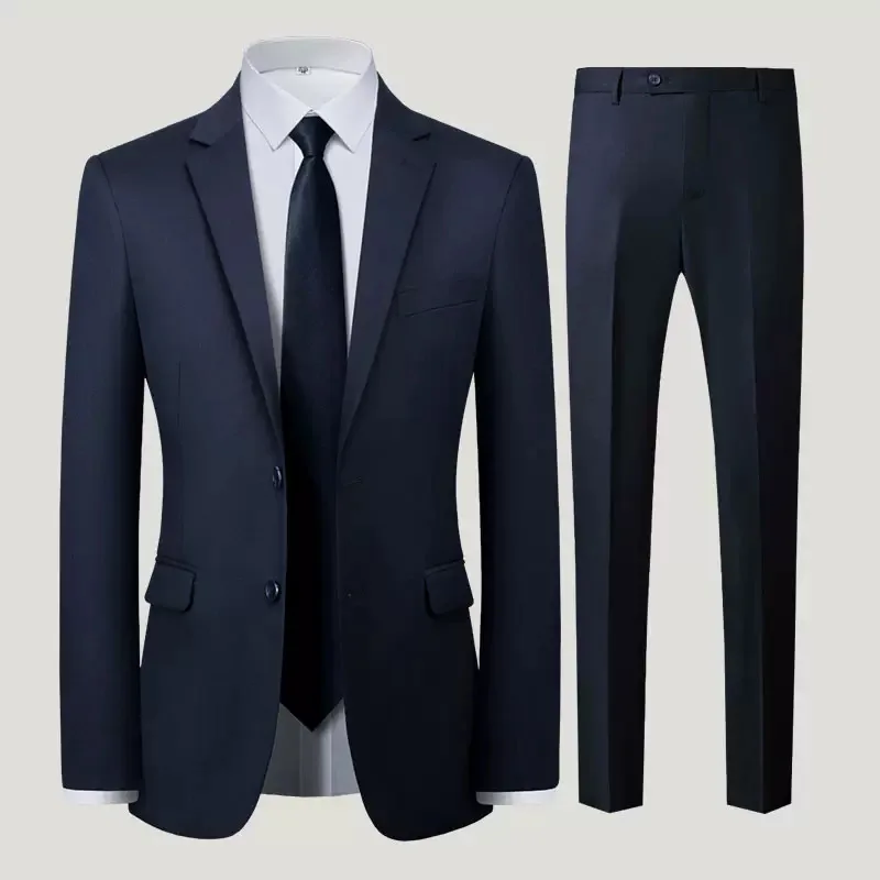 

1-A177 uit Men's Business suit College Students Interview Suit Apply for a Full Set of Advanced Men's Wear