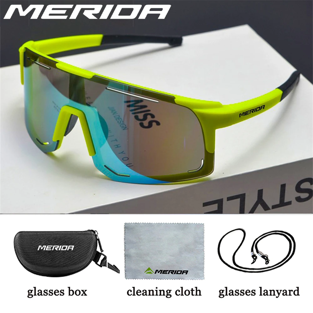 

Merida cycling Sunglasses Women Men Sports Glasses UV400 Riding Eyewear Mountain Bike Road Bicycle Outdoor Lenses