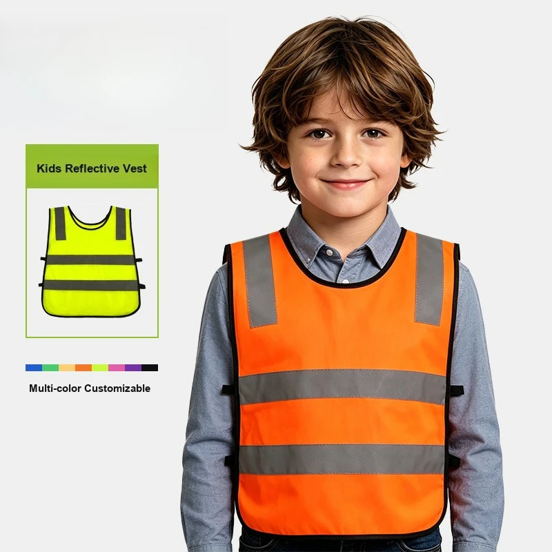 kids-reflective-mesh-vest-for-primary-students-kindergarten-summer-camp-and-children-training-occasions