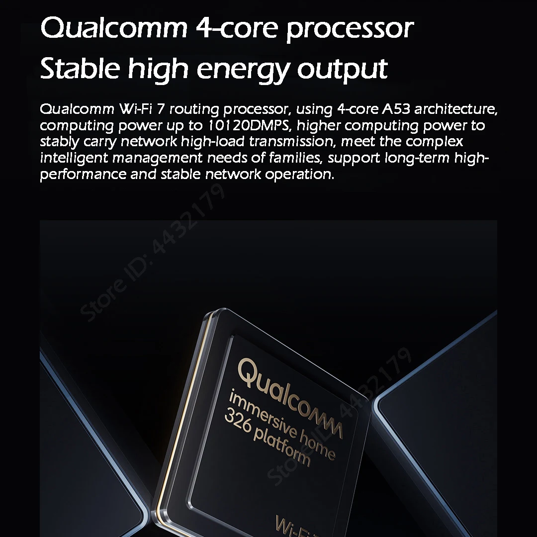 Imagem -05 - Roteador Núcleo Quad Wfi7 6500mbps 2.5g Porta Ethernet Dupla Freqüência 2.4 Ghz 5ghz Amplificadores de Sinal Independentes Malha Xiaomi-be6500