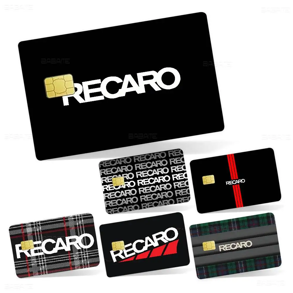 R-Recaros Logo Credit Card Skin Stickers For VISA Bank Card 