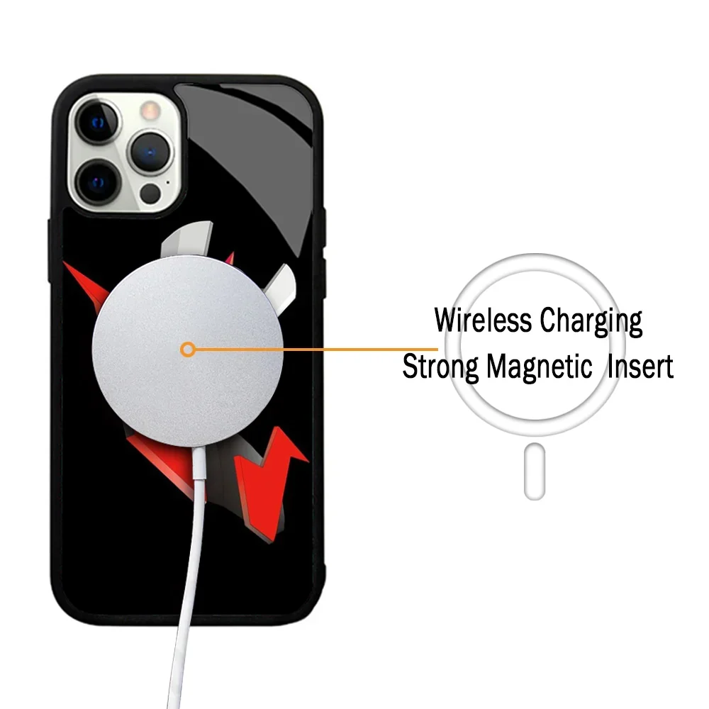 Mazinger Z Anmie Phone Case For IPhone 11 12 13 14 15 Plus Pro Max Mirror Acrylic For Magsafe Wireless Charging