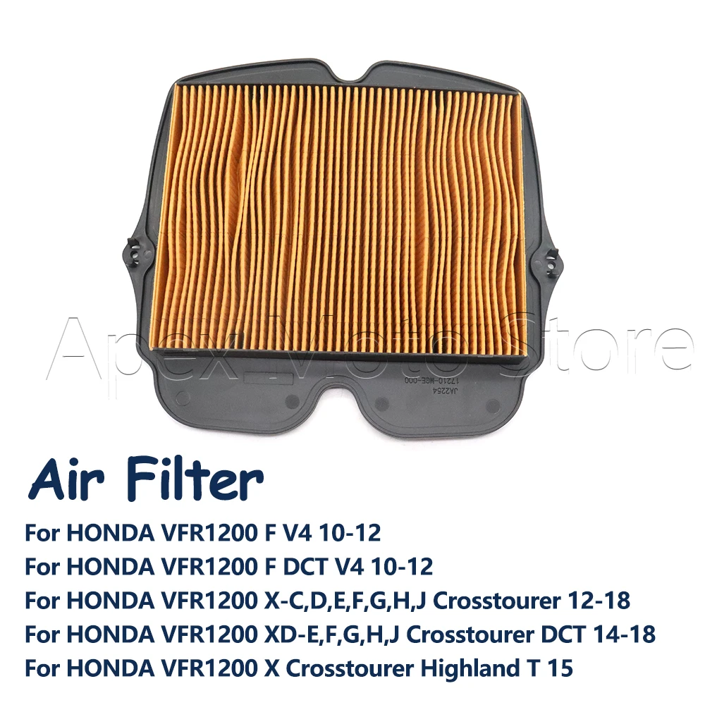

For HONDA VFR 1200 1200X VFR1200 VFR1200X VFR1200F DCT V4 Crosstourer Air Filter Engine Intake Cleaner Motorcycle Accessories
