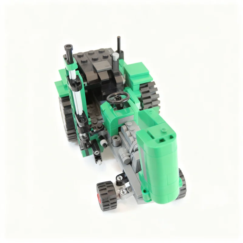 483ピース MOC テクニカル トラクター フェント 農家 2 シックルバーモア モデル 組み立てブロック クリスマスギフト おもちゃ ブロック キッズ