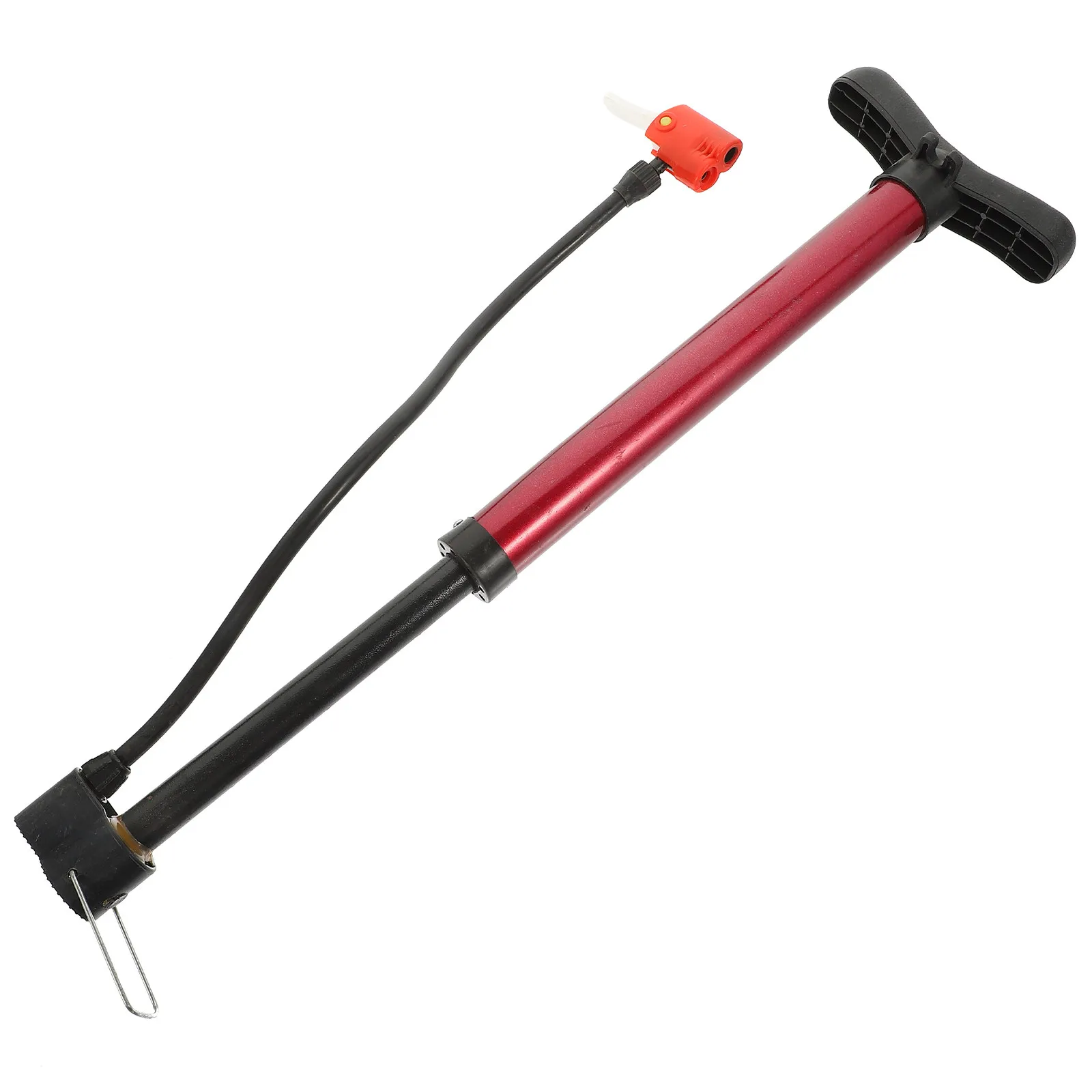 Professional Portable Bike Pump Compact Lightweight Foot-Operated Air Inflator for Bike Tires Motorcycle Balls Sports Equipment