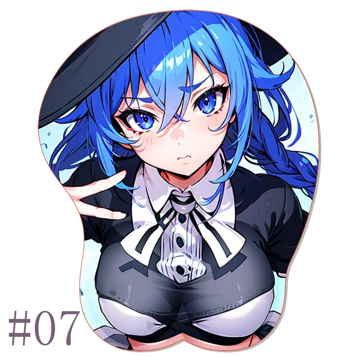 لوحة ماوس ثلاثية الأبعاد روكسي ميجورديا لوحة ماوس ستيريو أوباي بوب M_Mushoku T_Tensei أنيمي سيليكون مسند المعصم وسادة كبيرة ماوس الألعاب حصيرة