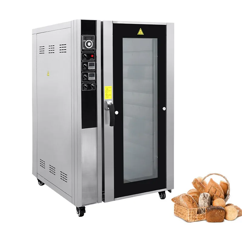 

Коммерческая пекарня, 10 лотков, газовая или электрическая роторная конвекционная печь, машина для выпечки, конвекционная печь из нержавеющей стали 201 или 304