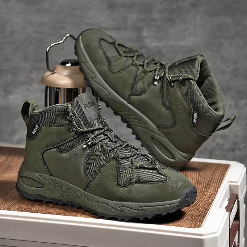 أحذية رياضية مضادة للانزلاق قابلة للتنفس للرجال للمشي لمسافات طويلة والجري والرحلات أحذية رياضية خارجية للرجال