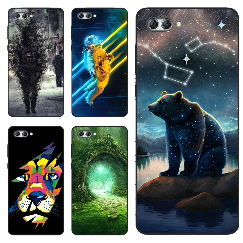 Чехол для Huawei Nova 2 Nova2, чехол для Huawei Nova 2 PIC-LX9 Funda для Huawei Nova 2, силиконовый мягкий чехол из ТПУ с милым котом, чехлы для телефонов