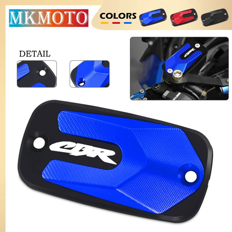 

Newlest For HONDA CBR 650R 650F 600RR 1000RR 1100XX Motorcycle CNC Accessories Front Brake Fluid Reservoir Caps Oil Tank Covers